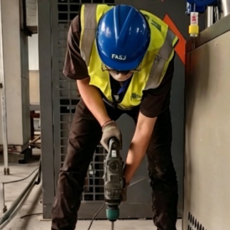 On-site drilling and installation work