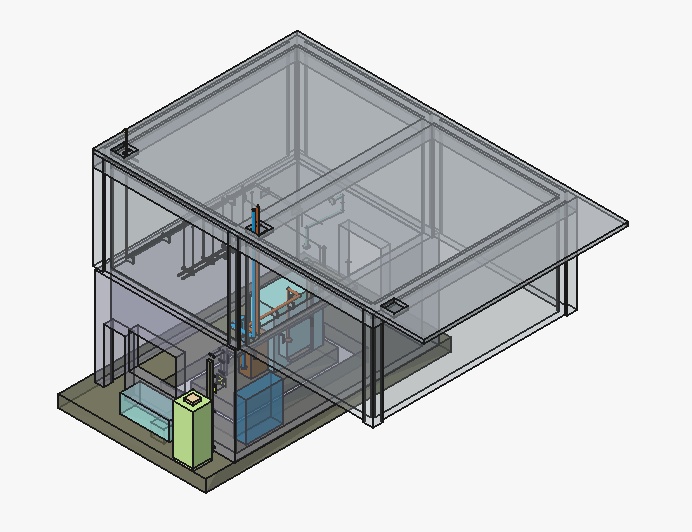 Test facility 3D layout overview