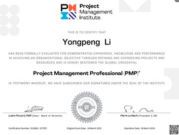 PMP certification